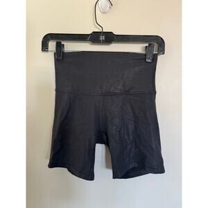lululemon Align™ High-Rise Short 6" in Black Shine Radiate Foil Print SZ 4